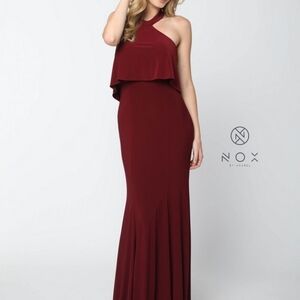 Sheath Shape Halter Neckline Prom Dress NXQ132